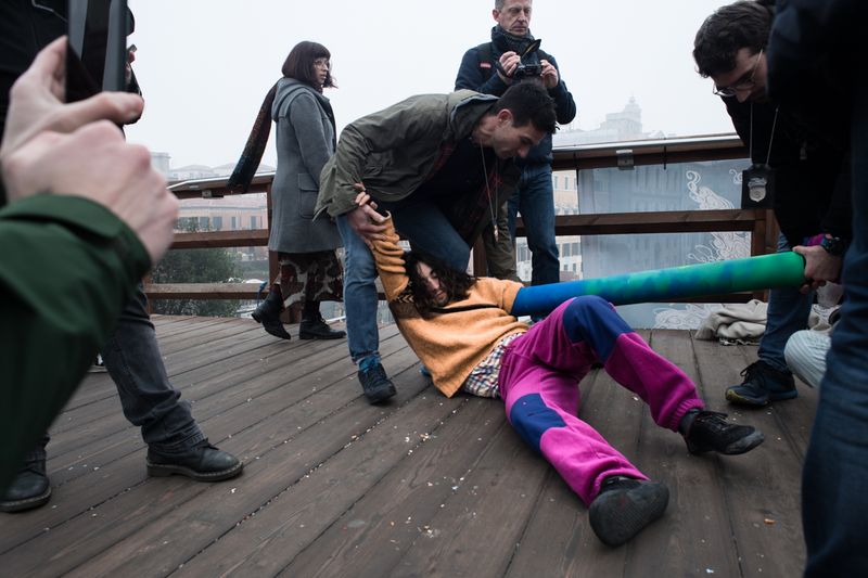 © Maria Giulia Trombini - Image from the extinction rebellion - inside the movement photography project