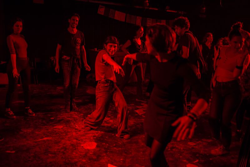 © Maria Giulia Trombini - Clebration and entertainment during the Rebellion Week, Rome.