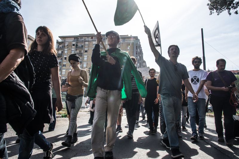 © Maria Giulia Trombini - Demonstration at Pigneto, Rome.