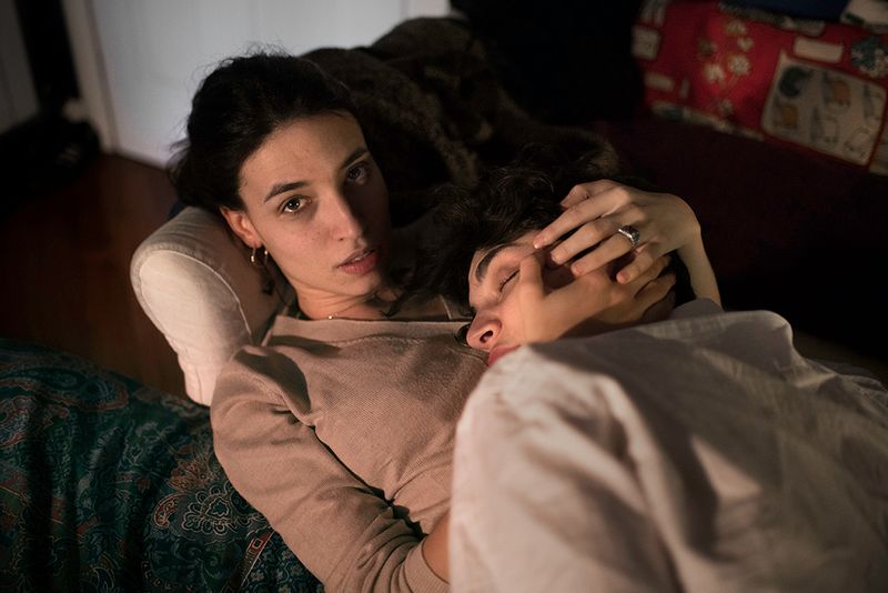 © Maria Giulia Trombini - An intimate moment of sweetness between Nico and Ludo. Ludo's house, Naples, March 2021