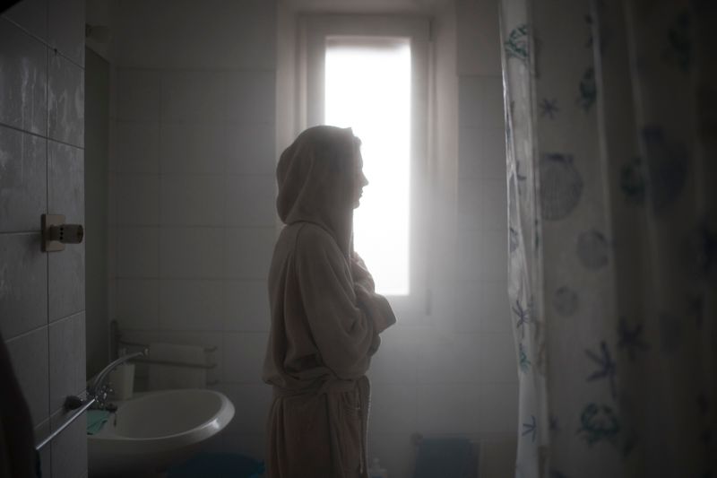 © Maria Giulia Trombini - Nico after shower. Nico’s house, Bologna, February 2021