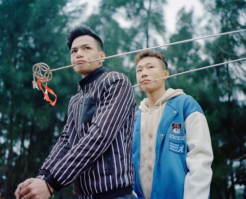 © liang chen - Lantern Festival "wear order" youth. February 5th, 2023， Donghai Island, Guangdong Province, China