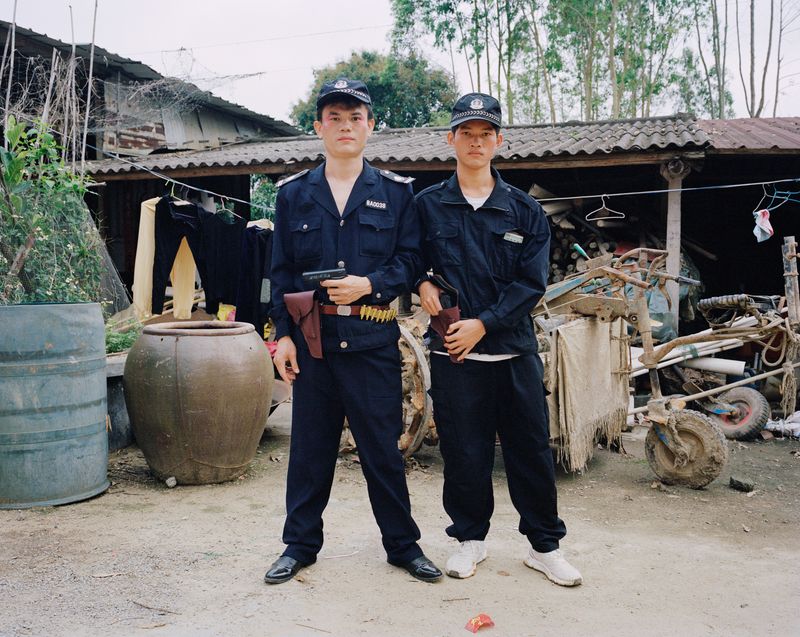 © liang chen - Young people playing the role of "police"  2023  Zhanjiang, Guangdong, China