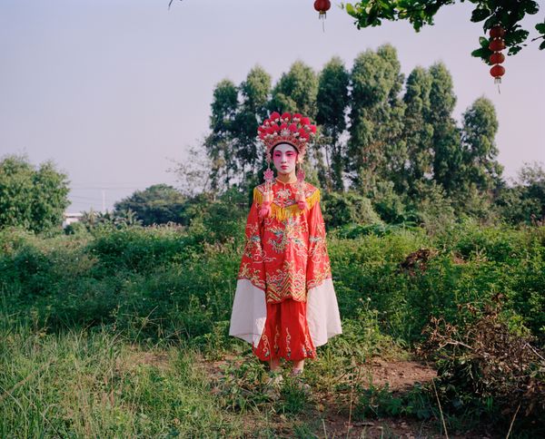 © liang chen - Girl plays an ancient Chinese "princess" in Donghai Island, Guangdong Province, China in 2023