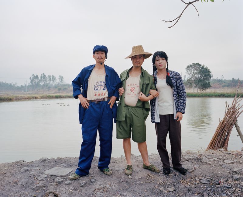 © liang chen - Young people play the role of workers in China in the last century. Zhanjiang, Guangdong, China 2025