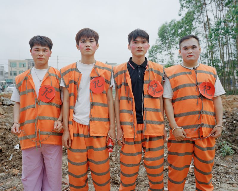 © liang chen - Young people playing the role of "Prisoners"   2023 Leizhou, Guangdong, China