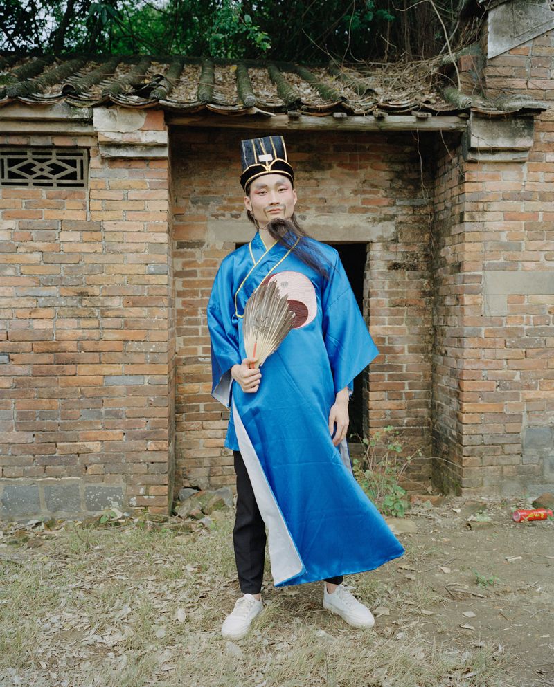 © liang chen - Youth play ancient litterateur, strategist, statesman "Zhuge Liang" 2023 Leizhou, Guangdong, China