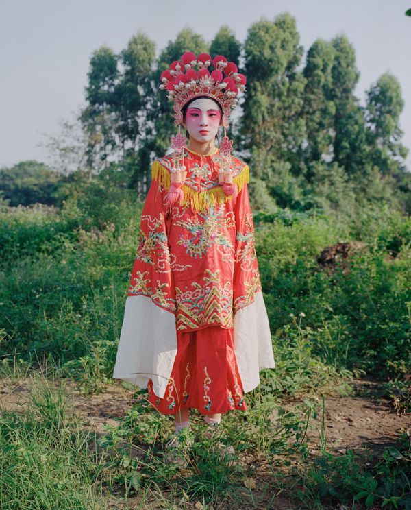 © liang chen - Girl plays an ancient Chinese "princess" in Donghai Island, Guangdong Province, China in 2023