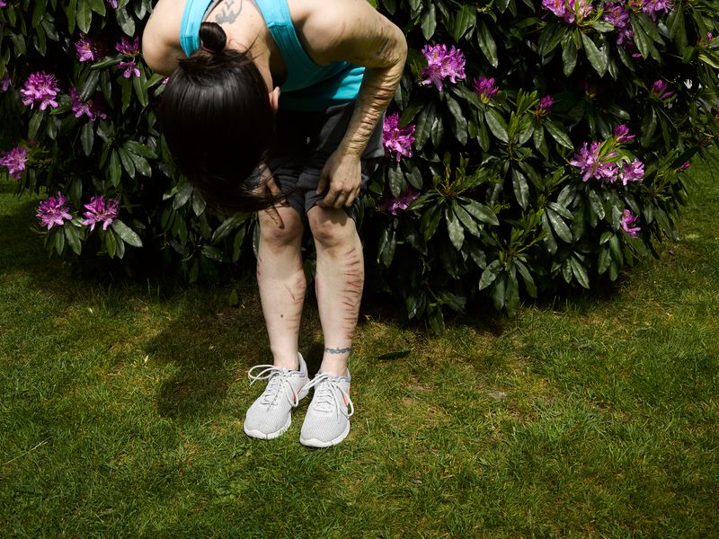 © Richard Ansett - Anna with Rhododendrons