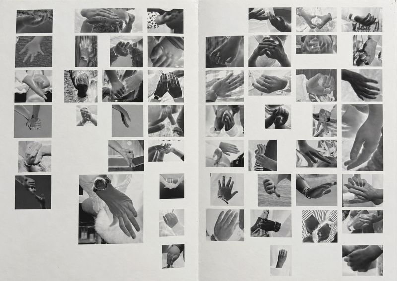 © Saedeh Doost B. - Fragments of hands extracted from personal photographs of the victims of Flight PS752.