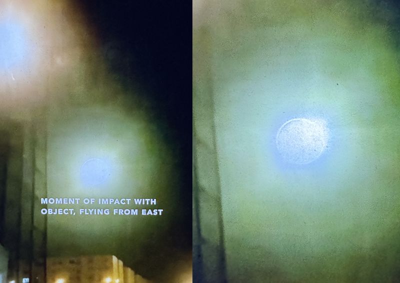© Saedeh Doost B. - Screenshot from a video documenting the moment of the missile strike on Flight PS752.