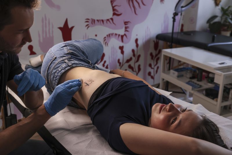 © Noémi Napsugár Melegh - One of Bálint's closest friends, Liza, got herself a tattoo symbolising the eternal connection between body and soul.