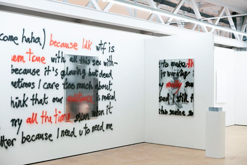 © Mahalia Giotto - first installation for the presentation of the project as diploma @ECAL, Lausanne (Switzerland), 2022