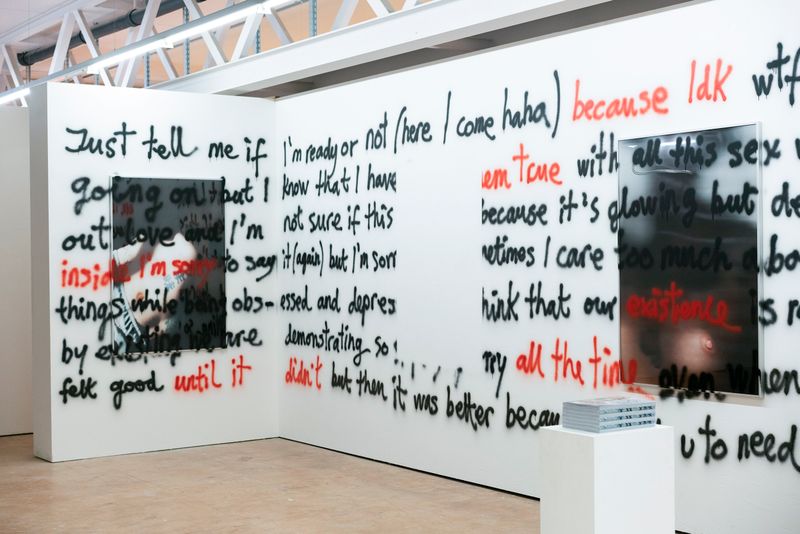 © Mahalia Giotto - first installation for the presentation of the project as diploma @ECAL, Lausanne (Switzerland), 2022