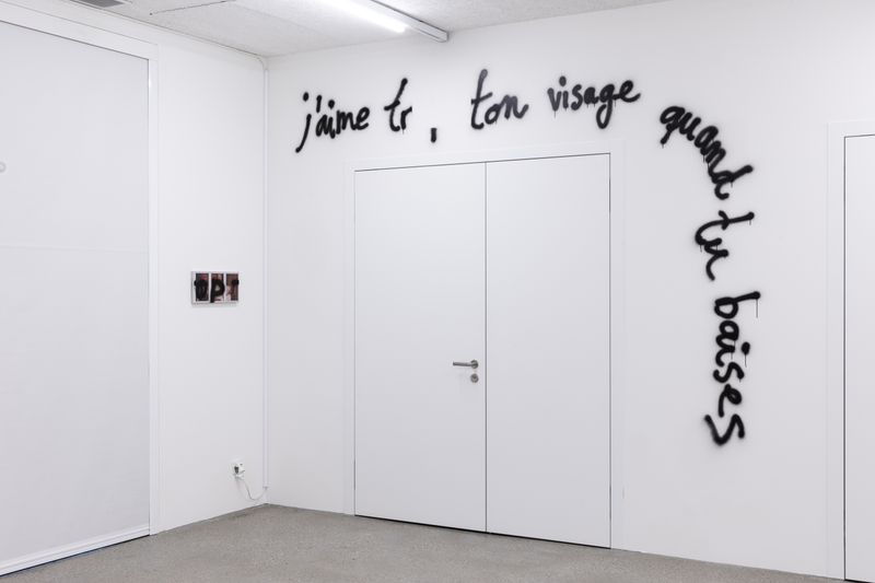 © Mahalia Giotto - lighter installation of the project for a group show @CALM, Lausanne, 2023