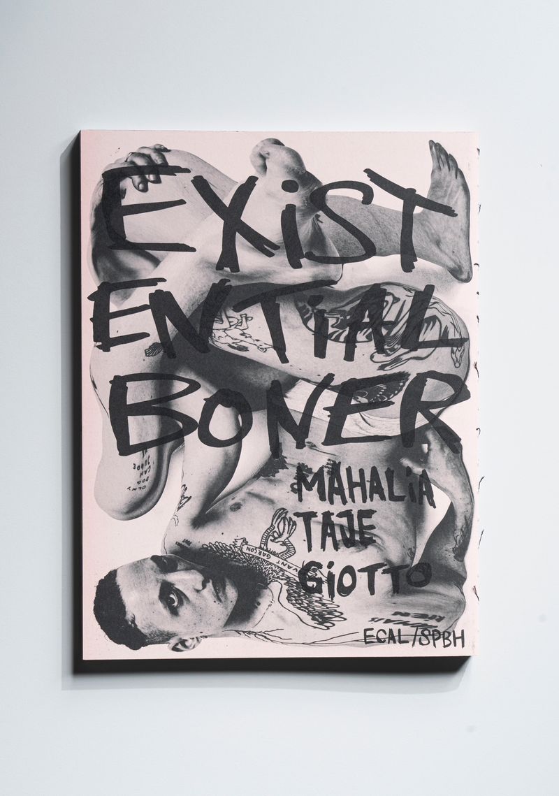 © Mahalia Giotto - existential boner - Mahalia taje Giotto - published by SPBH/ECAL in 2023 (book repro)