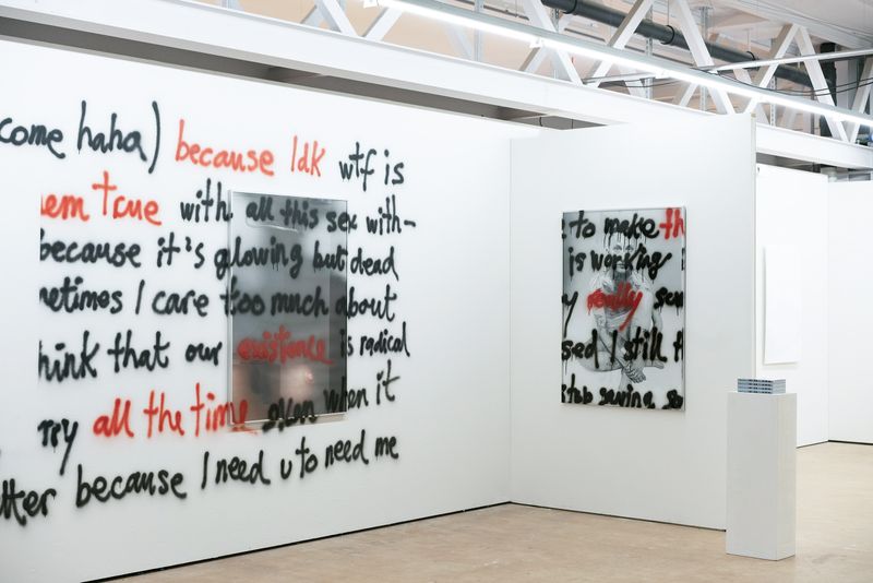 © Mahalia Giotto - first installation for the presentation of the project as diploma @ECAL, Lausanne (Switzerland), 2022