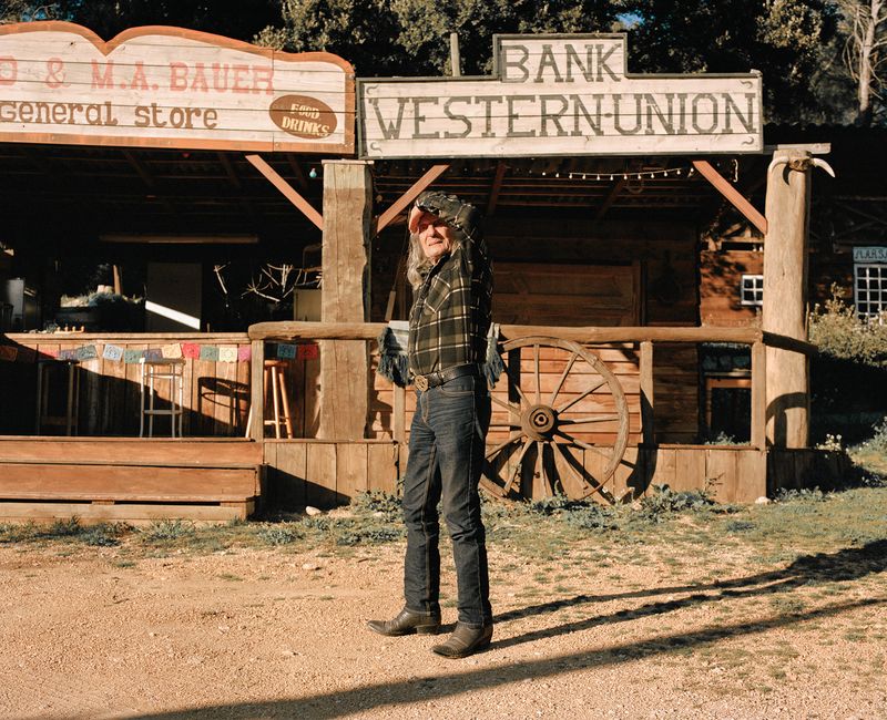 © Francesco Canova - Papy Claude, a retired legionnaire, runs a cowboy-themed amusement park. Cuges-les-Pins, 2024.