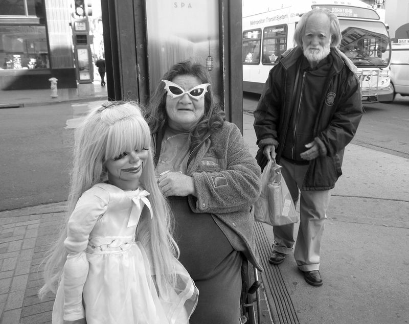 © Julie Grace Immink - Woman with a ventriloquist dummy