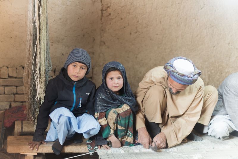 © Agha Waseem Ahmed - Image from the On a Loom of Hope, Under Shadows of Uncertainty, Generations Weave the Fabric of Survival. photography project
