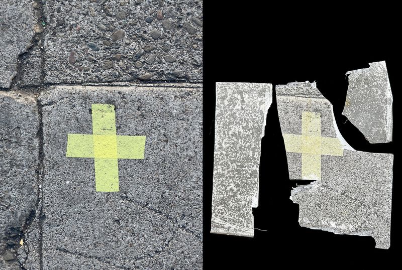 © Ari Salomon - 6 Feet Apart: Artifact (before and after)