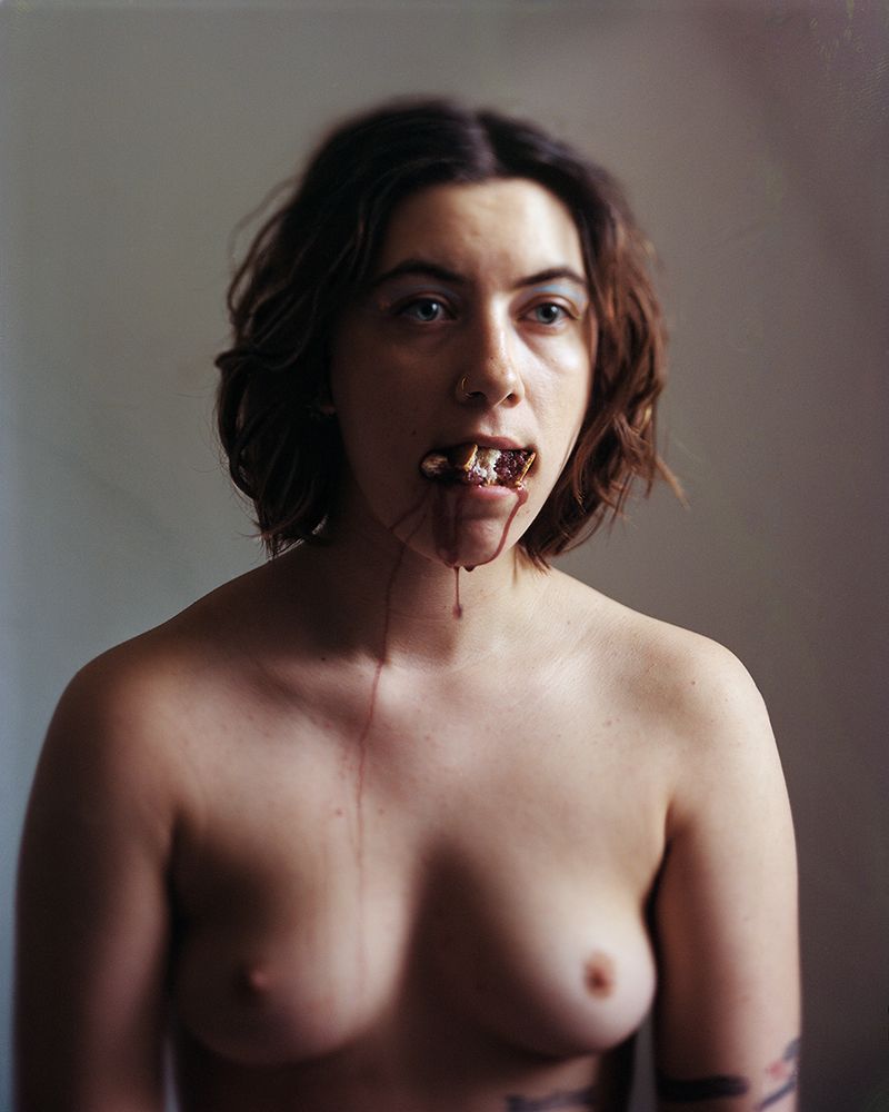 © Olivia Phare - Communion, 2022 // 4x5 Kodak Portra, 400