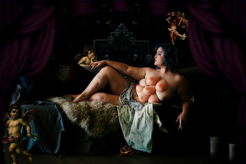 © Olivia Phare - Quiverfull, 2020 // Digital Collage