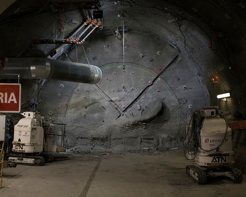 © Emily Graham - Underground Test Site 1, 2019. Radiation storage underground testing laboratory, Bure, France.