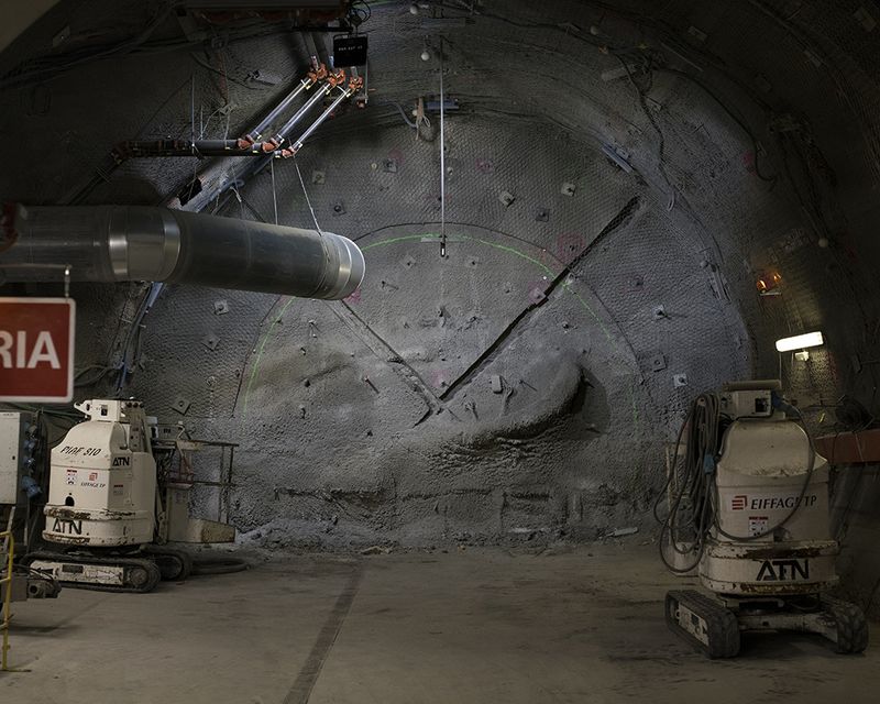 © Emily Graham - Underground Test Site 1, 2019. Radiation storage underground testing laboratory, Bure, France.