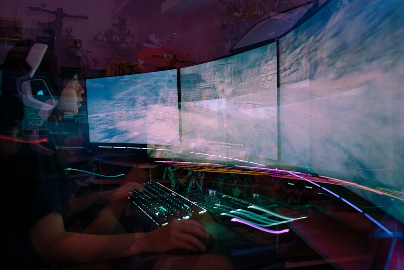 © Hafitz Maulana - Image from the Virtual Insanity: Inside Life Of Pro-Gamers photography project