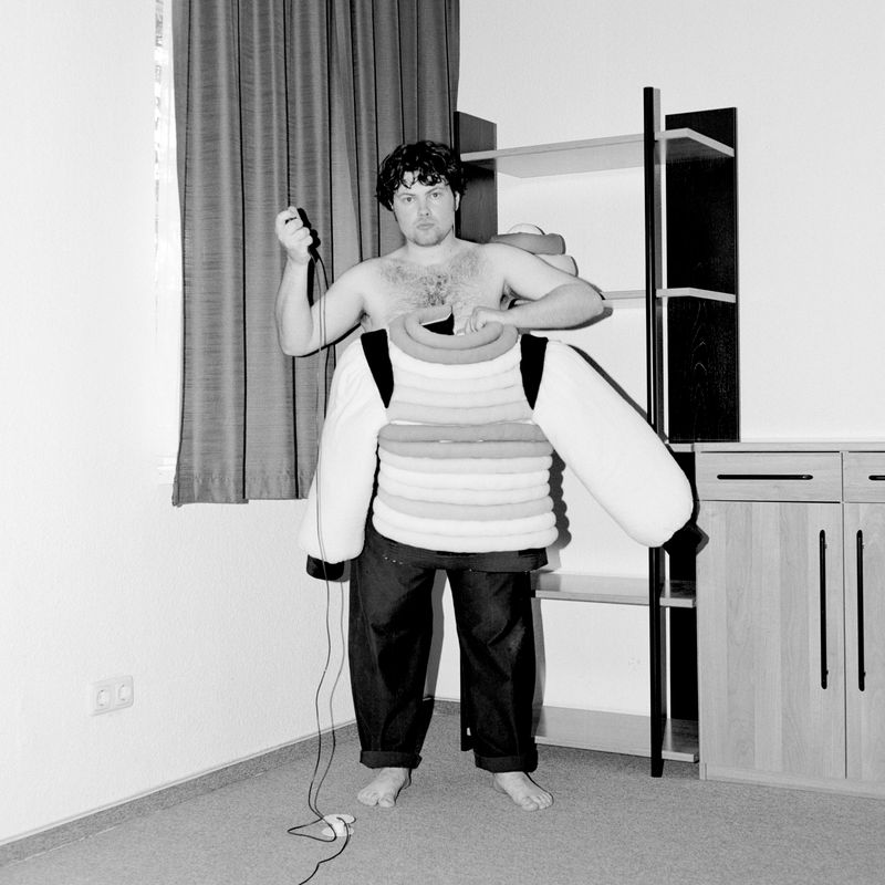 © Oscar McQuillan-Byrne - Self-Portrait with Triadic Ballet Costume. Dessau, Germany.