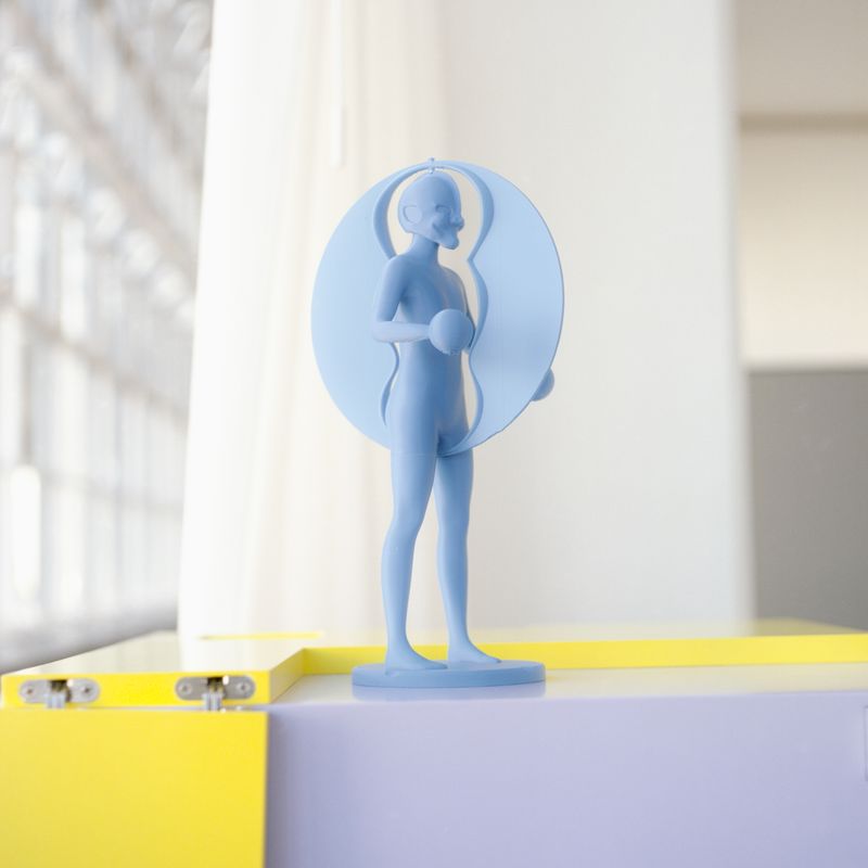 © Oscar McQuillan-Byrne - 3D-printed model of a character by Oskar Schlemmer. Bauhaus Dessau, Dessau, Germany.