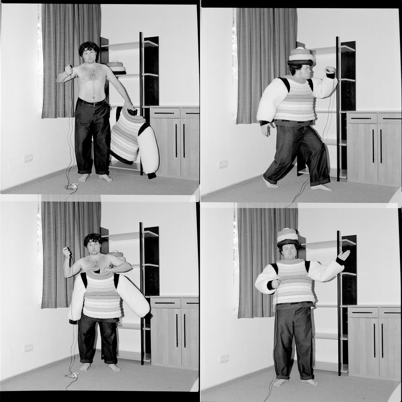 © Oscar McQuillan-Byrne - Self-Portraits with Triadic Ballet Costume. Dessau, Germany.