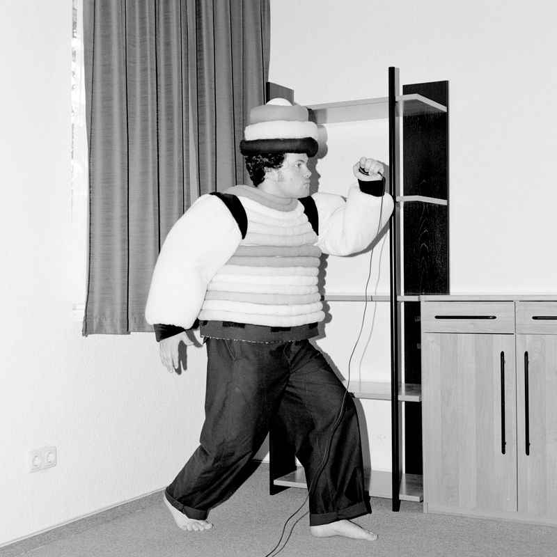 © Oscar McQuillan-Byrne - Self-Portrait with Triadic Ballet Costume. Dessau, Germany