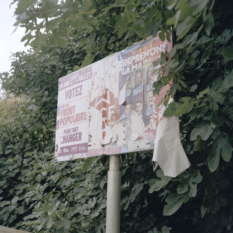 © Oscar McQuillan-Byrne - French Election Posters, Banyuls-Sur-Mer, France.