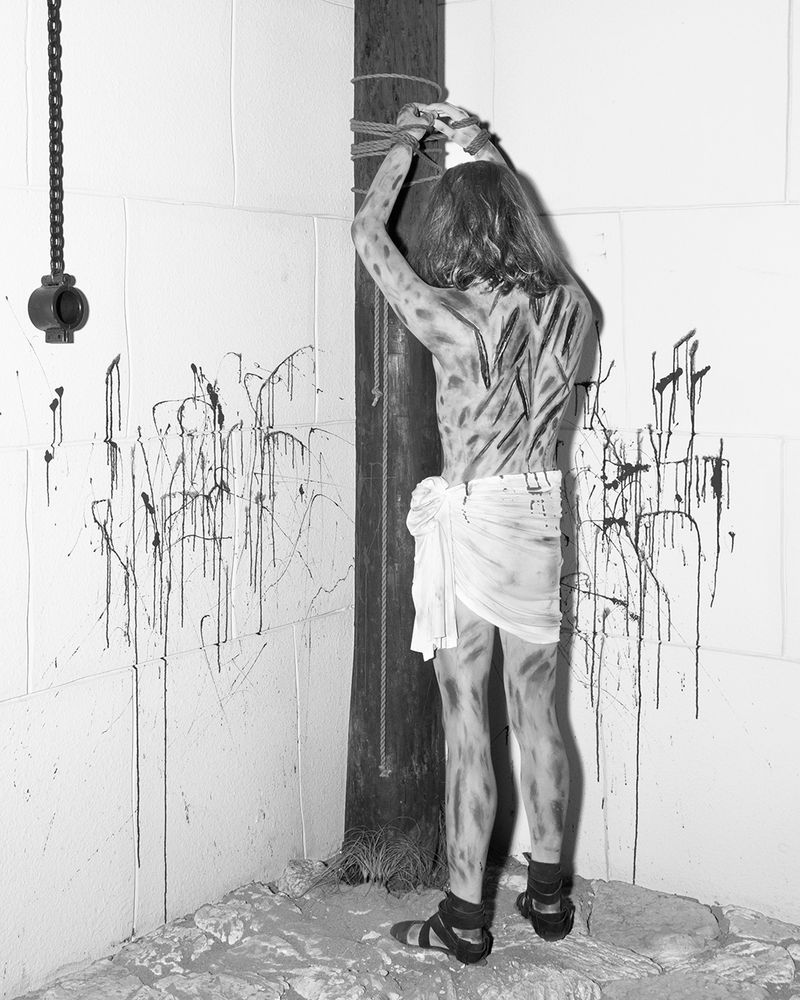 © Sam Gulliver - The flagellation of Jesus at a biblical wax museum in Mansfield, Ohio.