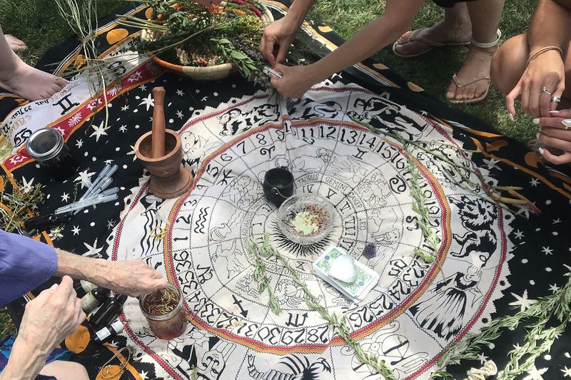 © Allison Stewart - Potion Making, Salem, Massachusetts. 2019