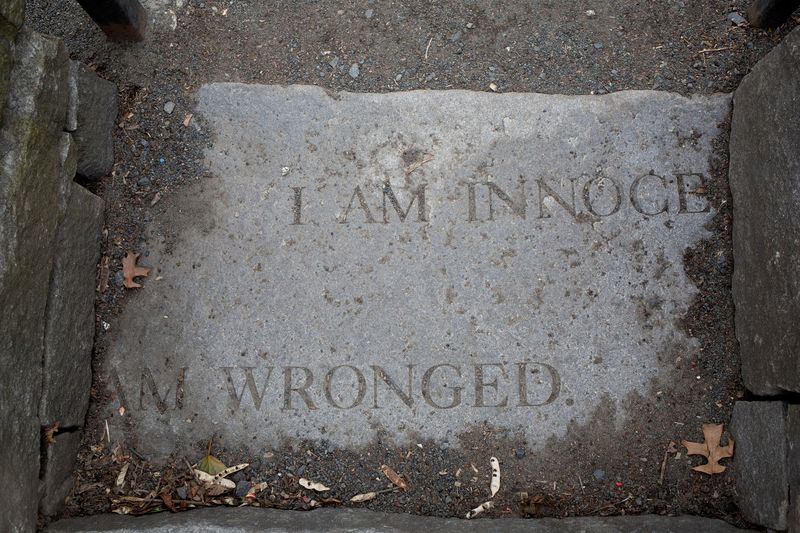 © Allison Stewart - I am Innocent. I am Wronged. Salem, Massachusetts. 2019.