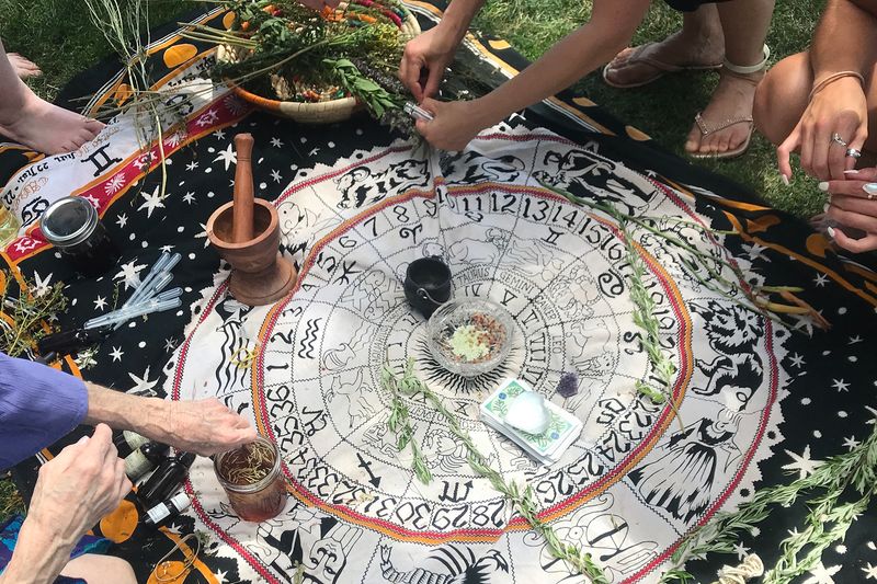 © Allison Stewart - Potion Making, Salem, Massachusetts. 2019