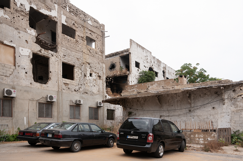 © Leslie Hakim-Dowek - Image from the Along the Beirut River / Where Do Swans Come from ? photography project