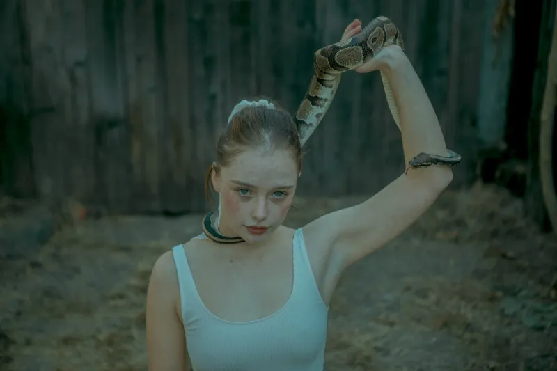 © Julia SH - Suzy and her snake.