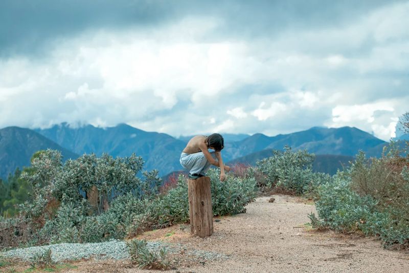 © Julia SH - Levi between Angeles' Crest and Palmdale.