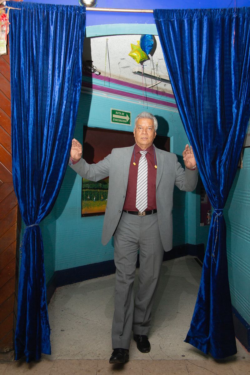 © Melba Arellano - Modesto, manager of The Marquis Cabaret. One of the oldest cabarets still open in the city.