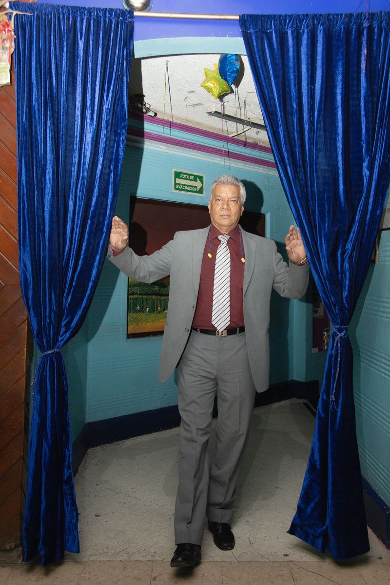 © Melba Arellano - Modesto, manager of The Marquis Cabaret. One of the oldest cabarets still open in the city.