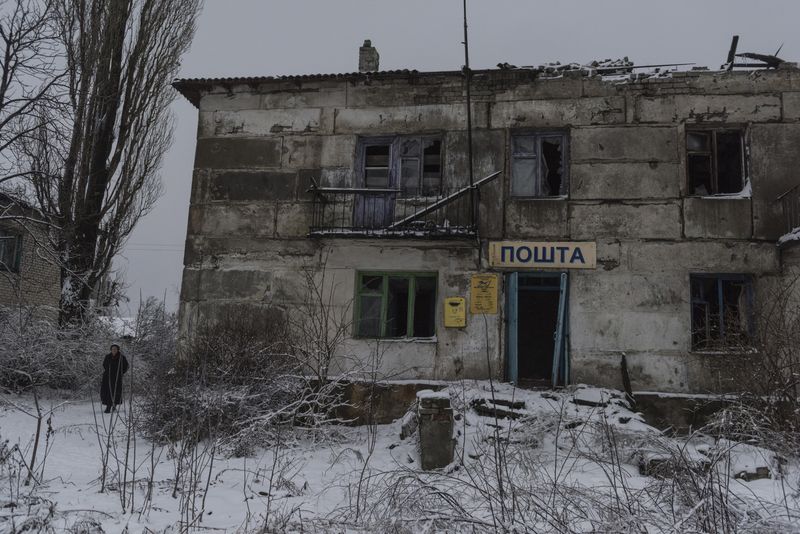 © Valery Melnikov - Post office destroyed by shelling. Luhansk region, Ukraine
