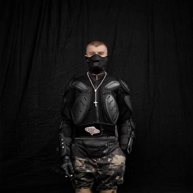 © Anastasia Taylor Lind - Eugene, 22 Protestor 24th February 2014. Maidan anti-government protests, February 2014. Kiev, Ukraine.