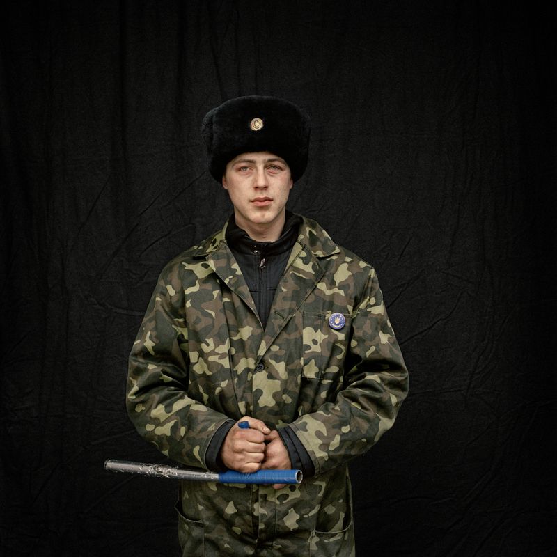 © Anastasia Taylor Lind - Serhiy, 19 Protestor 26th February 2014. Maidan anti-government protests, February 2014. Kiev, Ukraine.