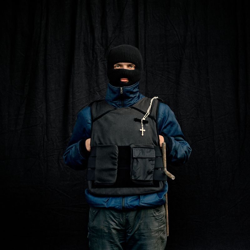 © Anastasia Taylor Lind - Misha, 24 Protestor 24th February 2014. Maidan anti-government protests, February 2014. Kiev, Ukraine.