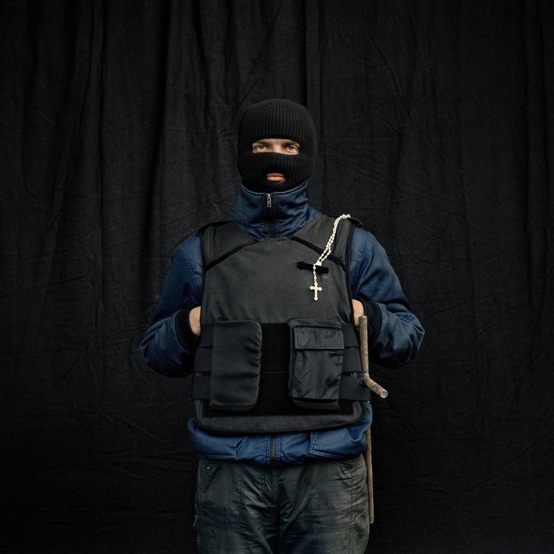 © Anastasia Taylor Lind - Misha, 24 Protestor 24th February 2014. Maidan anti-government protests, February 2014. Kiev, Ukraine.