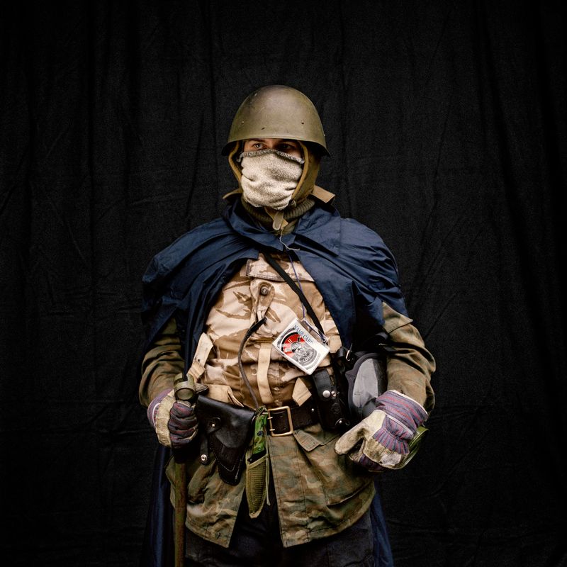 © Anastasia Taylor Lind - George, 18 Protestor 22nd February 2014. Maidan anti-government protests, February 2014. Kiev, Ukraine.